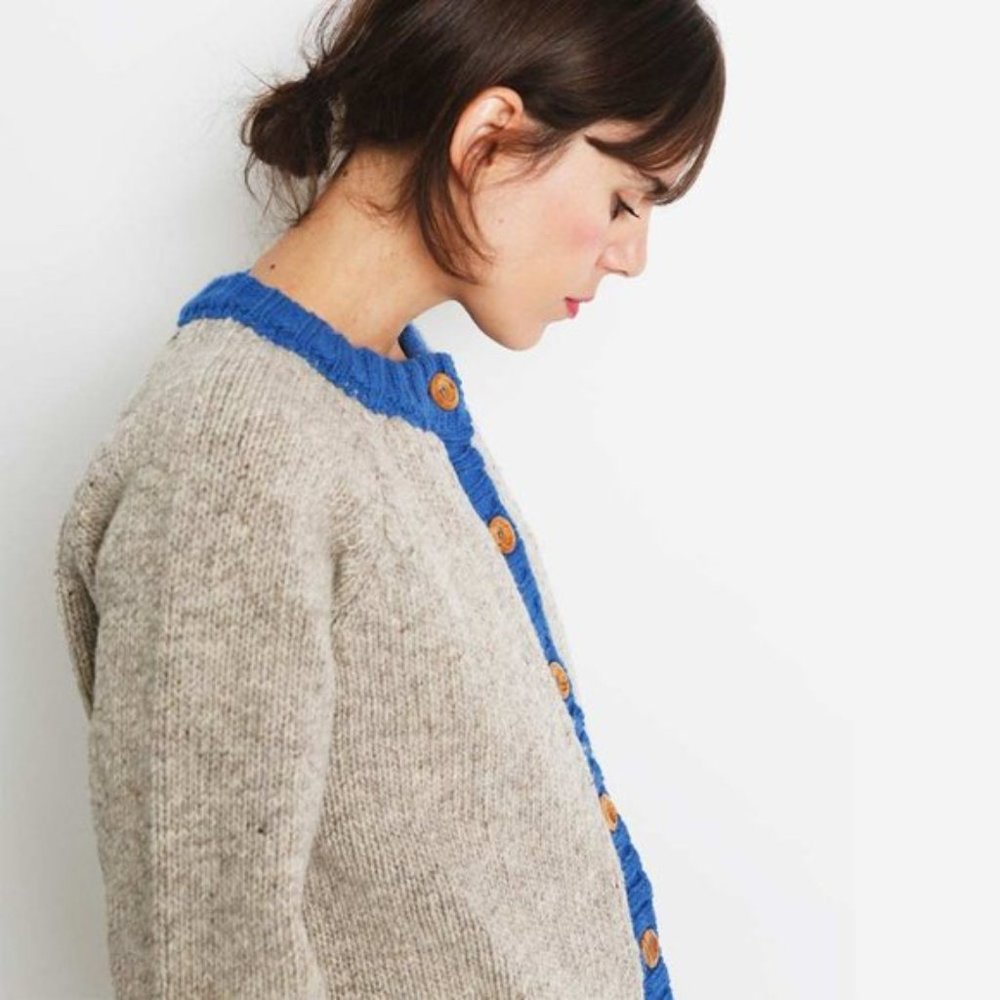 Babaa Cardigan No 1, Winter Skies